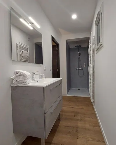 Salle de bain lodge